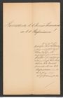 k.k. naturhistorisches Hofmuseum, Intendanzakten 1885-1896 (Hauer), Aktenzahl Z.471.w/1889, Seite 1
